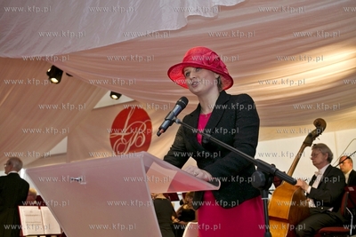 Sopot. Grand Hotel. Letnia Gala Biznesu. Nz. Dorota...