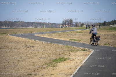 Wiślana trasa rowerowa, odcinek Drewnica - Mikoszewo....