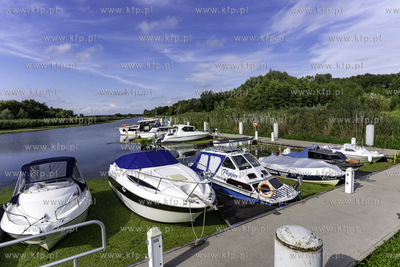 Przystań w Białej Górze na Nogacie w okolicy śluzy...