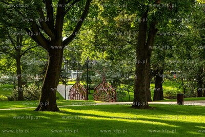 Park na Targu Rakowym po modernizacji. 5.08.2019 /...