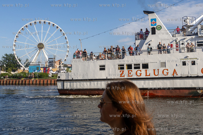Gdańsk. Turyści nad Motławą. 13.08.2025 / fot....