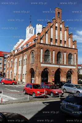Kamien Pomorski, Stary Rynek. Gotycki ratusz z XIII/XIV...