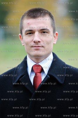 Gdansk. Wysepka na Wezle Kliniczna. Konferencja prasowa...