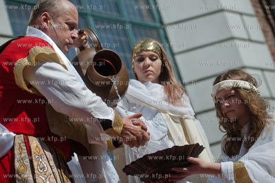 Wielki Piatek. Misterium Meki Panskiej na ulicach Gdanska....