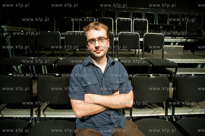 Gdansk. Teatr Wybrzeze. Scenie Malarnia. Proba medialna...