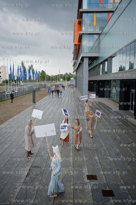 Gdansk. Amber Expo. 40 urodziny Portu Lotniczego Gdansk...