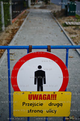 Gdansk. Remont chodnika przy ulicy Ludwika Beethowena.
02.10.2014
fot....