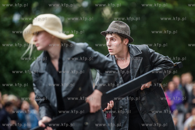 Gdansk. Boisko przy ul. Dolna Brama. XX Miedzynarodowy...