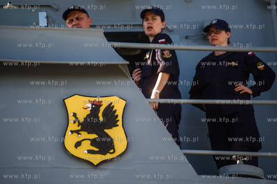 Port Wojenny w Gdyni Oksywiu. Przywitanie powracających...