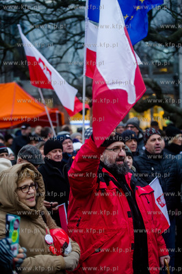 Gdynia. Strajk Obywatelski Komitetu Obrony Demokracji...