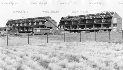 Budowa motelu Niedzwiadek we Wdzydzach Kiszewskich....