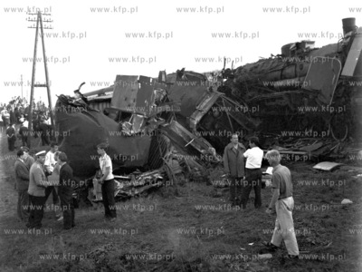 Tragiczna katastrofa kolejowa pod Koscierzyna. Jadacy...