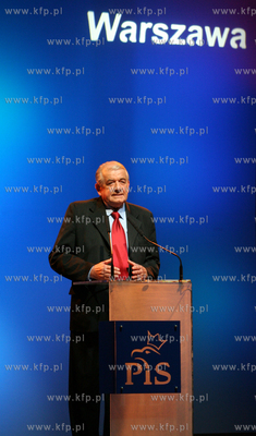 Warszawa.Konwencja Prawa i Sprawiedliwosci, nz prof....