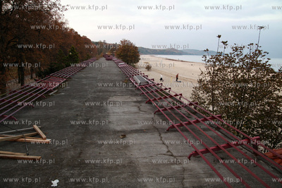 Sopot, Lazienki Polnocne. Rozpoczeto rozbiorke tarasu...