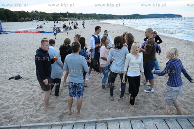 Sopot. Przygotowania do nakrecenia amatorskiego klipu...
