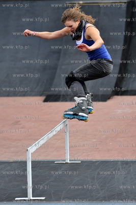 Gdansk. Plac Zebran Ludowych. Festiwal Sportow Ekstremalnych...