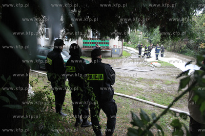 W wyniku duzych opadow deszczu doszlo do przerwania...