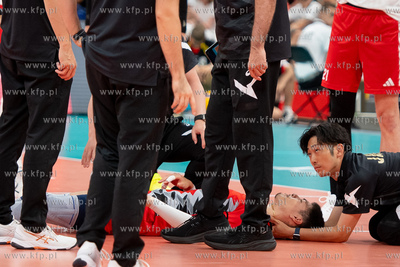 Turniej towarzyski siatkówki w Ergo Arenie. Mecz Polska...