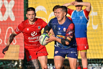 Sopot. Stadion Ogniwo Sopot. Ekstraliga rugby. Mecz...