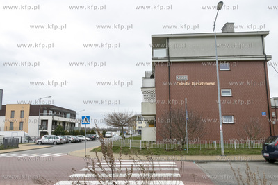 Osiedle Bursztynowe, widok od strony ulicy Stefana...