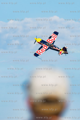 Red Bull Konkurs Lotów w Gdyni. Nz. Łukasz Czepiela...