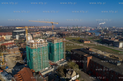 Gdansk, Mlode Miasto, tereny dawnej Stoczni Gdansk....