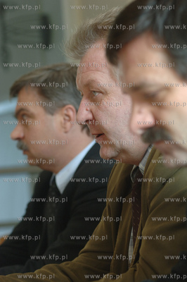 Konferencja prasowa w siedzibie Solidarnosci w Gdanksu...