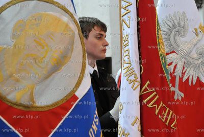 Bazylika Mariacka w Gdansku. Uroczystosci pogrzebowe...