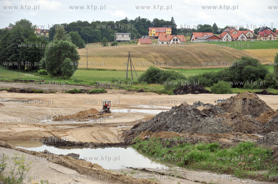 Gdansk.  Obwodnica Trojmiasta. Wmurowania kamienia...