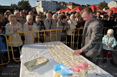 IX Gdanskie Swieto Pieroga na Targu Weglowym w Gdansku....