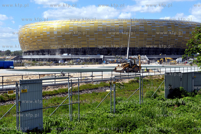 Ostatni etap prac na PGE ARENA w Gdansku, przed oddaniem...
