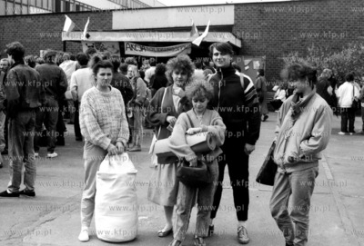 Strajk studencki na Uniwerytecie Gdanskim w Gdansku....