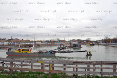 Prace na budowie Muzeum II Wojny Swiatowej w Gdansku....