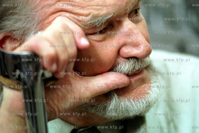 Marian Kolodziej na wernisazu wystawy "Wydarzylo mi...