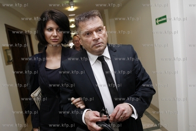 Gdansk. Hotel Scandic. Konferencja prasowa Krzysztofa...