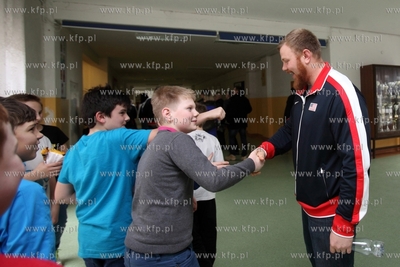 Wizyta lekkoatletow amerykanskich w Zespole Szkol Sportowych...