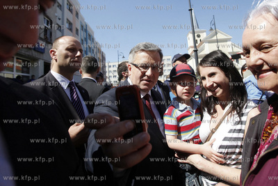 Wizyta Prezydenta RP Bronislawa Komorowskiegow Sztumie....