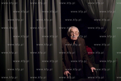 Wizyta Krystyny Zachwatowicz i Andrzeja Wajdy w Pałacu...