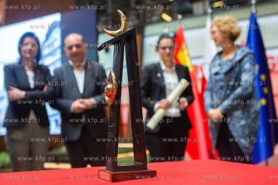 Konferencja prasową podsumowującą odbiór nagrody...