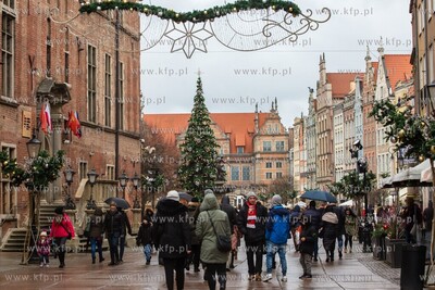 Boże Narodzenie w Gdańsku,  ul. Długa. 7.12.2019...