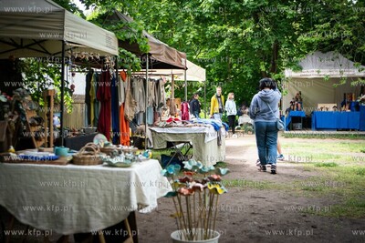 Gdańsk.  Park Oliwski.  Niedziela w Parku.  Nz.  Letni...