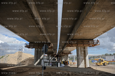 Gdansk. Budowa obwodnicy Poludniowej - wezla Lipce
02.09.2011
fot....