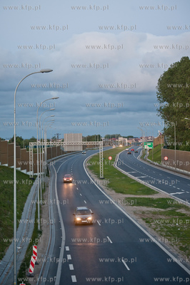 Gdansk. Aleja Armi Krajowej zwana Trasa W-Z. Jedna...