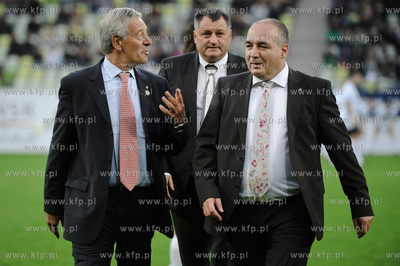 Gdansk. PGE Arena. Mecz ekstraklasy rugby. Derby trojmiasta...