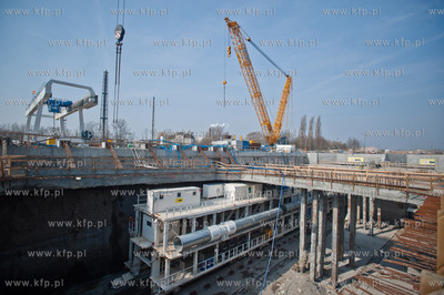 Gdansk. Wisloujscie. Zmontowana, przygotowana do pracy...