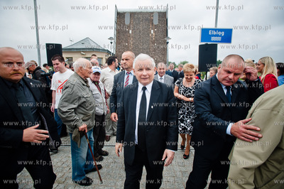 Elblag. Most Gorny. Wspolna konferencja prasowa nowo...