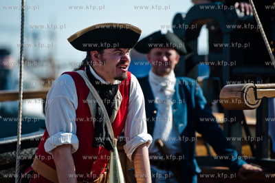 Gdansk. Rybackie Pobrzeze. Baltic Sail. Inscenizacja...
