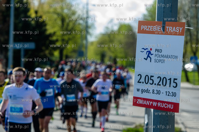 Plac Dwoch Miast. PKO Polmaraton Sopot 2015.
02.05.2015
fot....