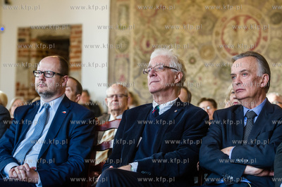 Gdansk. Wielka Sala Wety Ratusza Glownego Miasta. Uroczystosc...