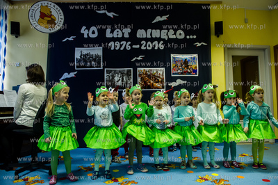 Gdansk. Zabianka. Obchody czterdziestych urodzi Przedszkola...